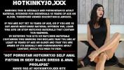 ดูหนังav Hot pornstar Hotkinkyjo self anal fisting in sexy black dress amp anal prolapse 2024 ร้อน