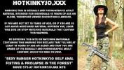 หนังโป๊ใหม่  Sexy Ranger Hotkinkyjo self anal fisting amp prolapse in the forest ร้อน 2024