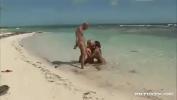 คลิปโป๊ออนไลน์ Angelina Love and Sabrina Sweet Fuck Lucky Dude on Beach