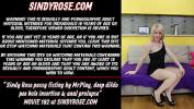 คริปโป๊ Sindy Rose pussy fisting by Mr period Play comma deep dildo pee hole insertion amp anal prolapse