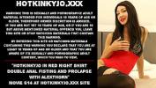 คริปโป๊ Hotkinkyjo in red night shirt double anal fisting and prolapse with AlexThorn ล่าสุด