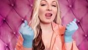 ดูหนังxxx blue nitrile gloves and pink PVC fetish coat sexy curvy MILF Arya Grander ASMR free clip ฟรี