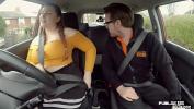 ดูหนังโป๊ BBW amateur slut fucked outdoor in car by driving instructor