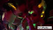 หนังเอ็ก Black light babes Nadia White and Ophelia suck off a colorful cock Mp4 ฟรี