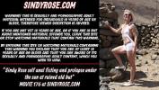 คลิปโป๊ฟรี Sindy Rose self anal fisting and prolapse under the sun at ruined old hut 2024