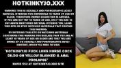 หนังxxx Hotkinkyjo fuck long horse cock dildo on yellow blanked amp anal prolapse ดีที่สุด ประเทศไทย