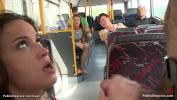 หนังโป๊ใหม่  Gagged brunette fucked in public bus 3gp