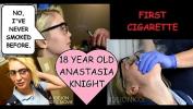 คริปโป๊ 18 year old student Anastasia Knight cigarette for the first time with her math teacher No comma I apos ve never d before period Coughs when her virgin lungs inhale Mp4 ฟรี