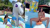 หนัง18 Busty Hot Brunette Harley Haze Masturbates On Giant Unicorn Float ร้อน 2024