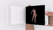 คริปโป๊ Flipbook animation of a cute girl posing sexy pose 2024 ร้อน