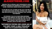 หนังxxx Hotkinkyjo fisting her loose ass at the grey chair amp anal prolapse 3gp